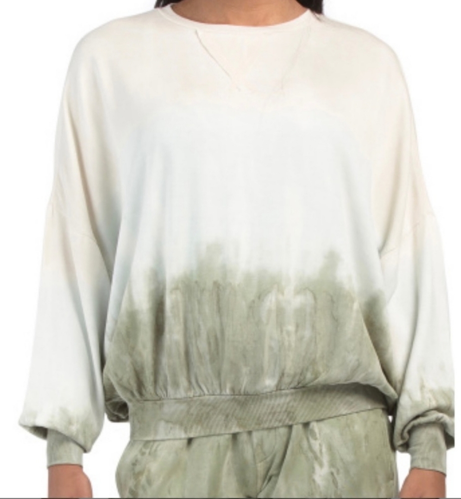 YFB "Juliette" Tie Dye Crew Neck Sweatshirt Sz L